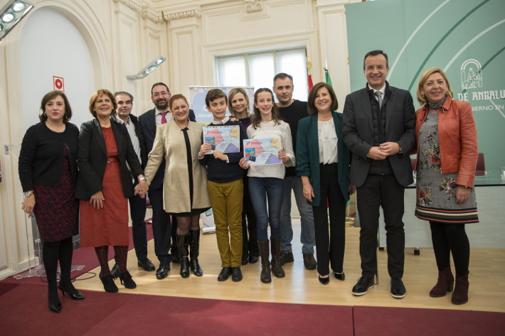 Dos alumnos del colegio Mayor Zaragoza se alzan con los primeros premios de la fase provincial del XVII Certamen Literario Escolar Andaluz Solidaridad con las Letras